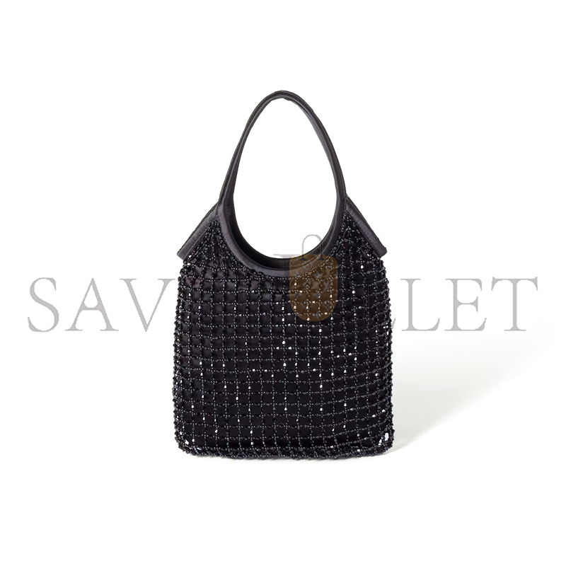 MIU MIU IVY BEADED DUCHESSE BAG 5BA281 (24*20cm) MIU MIU IVY BEADED DUCHESSE BAG 5BA281 (24*20cm)